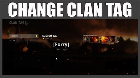 How To Create Or Edit Custom Clan Tags Call Of Duty Vanguard How To