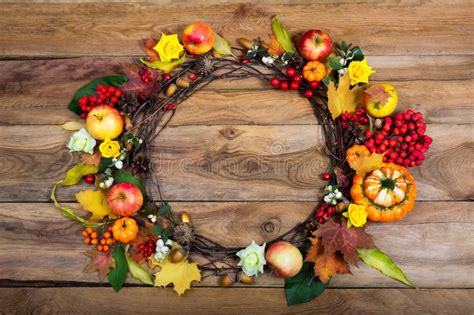 492 Happy Thanksgiving Card Wreath Stock Photos Free Royalty Free