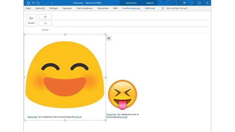 Microsoft Outlook Smileys und Emojis in Mails einfügen Microsoft