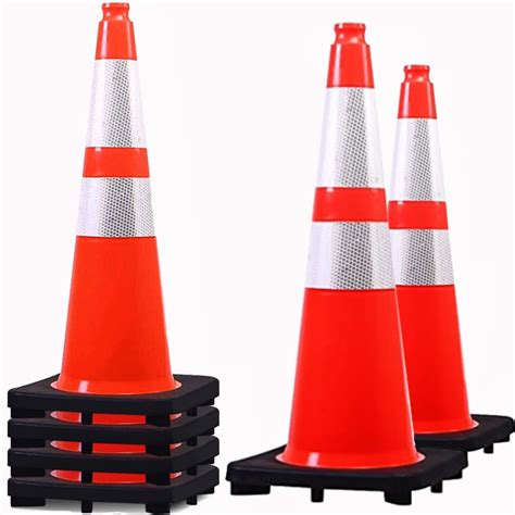 Mua 6 Pack BESEA 28 Inch Traffic Safety Cones Orange Road Parking