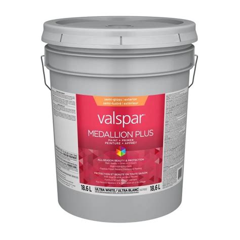 Valspar Medallion Plus Exterior Paint Primer Semi Gloss 5 Gallon Lumberworld