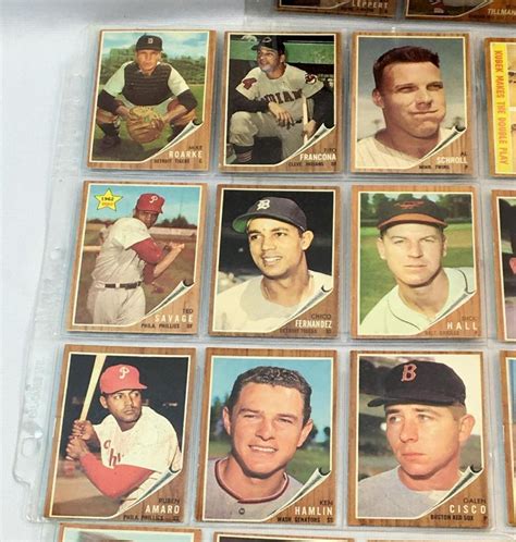 Lot 1962 Topps Lot Of 39 Set Break Baseball Cards Rookies N L