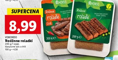 Roladki roślinne klasyczne Vemondo cena promocje opinie sklep