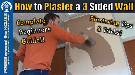 How To Plaster A Wall 3 Sided Plastering A Chimney Breast Beginners