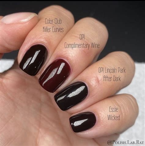 Pin By Mary Romero On Nail Art Oxblood Nails Classy Acrylic Nails