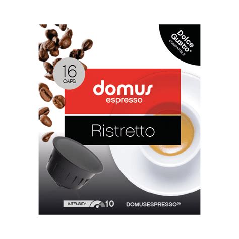 Multicoffee Capsulas Compatibles Dolce Gusto Domus Ristretto 16 Unid