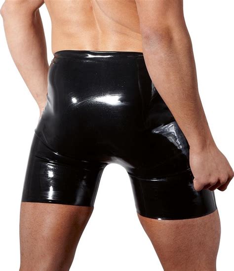 Mannen Latex Broek Zwart Xl Bol