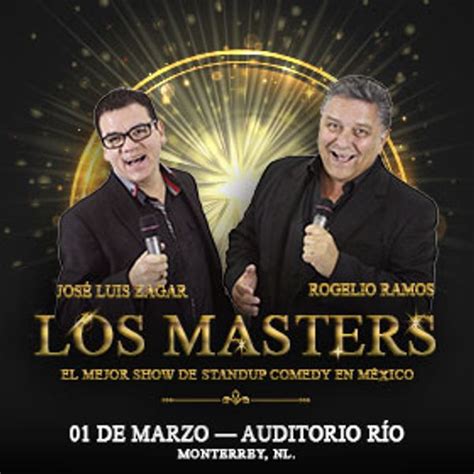 Los Masters Jose Luis Zagar Y Rogelio Ramos Arema Ticket