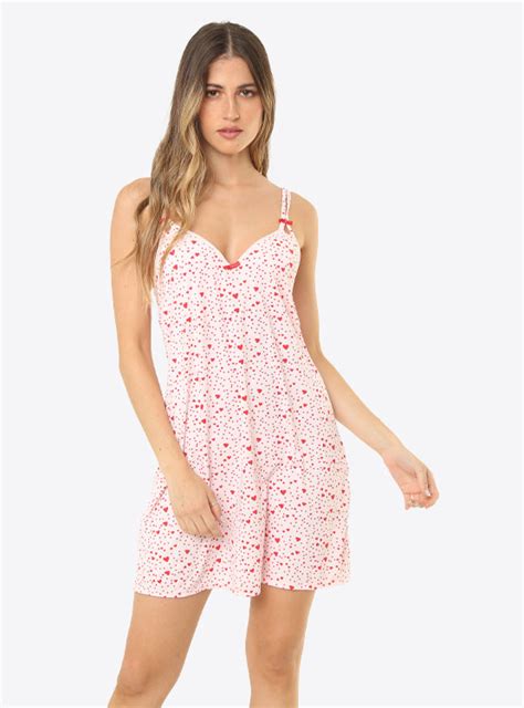 Ripley Pijama Camisola Mujer Index Enamorados