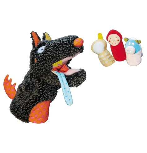 Doudou Marionnette Louloup Le Loup Et Ses Petites Marionnettes De Doigts