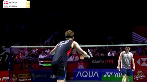 Semi Final Anders Antonsen Den Vs Kunlavut Vitidsarn Tha Youtube