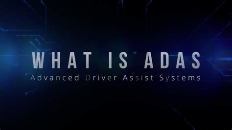 What Is Adas Or Advanced Driver Assist Systems Youtube