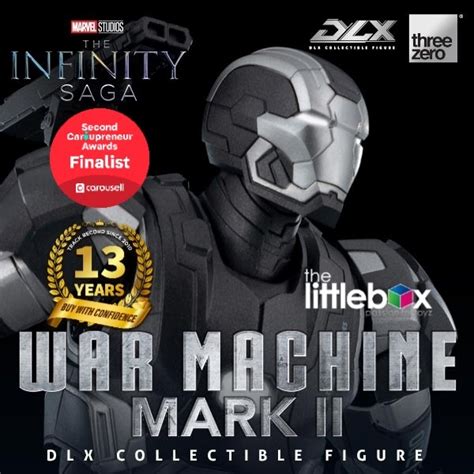 Threezero Marvel Studios The Infinity Saga DLX War Machine Mark 2