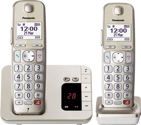 Panasonic Kx Tge Gn Schnurlostelefon Mit Anrufbeantworter Amazon De