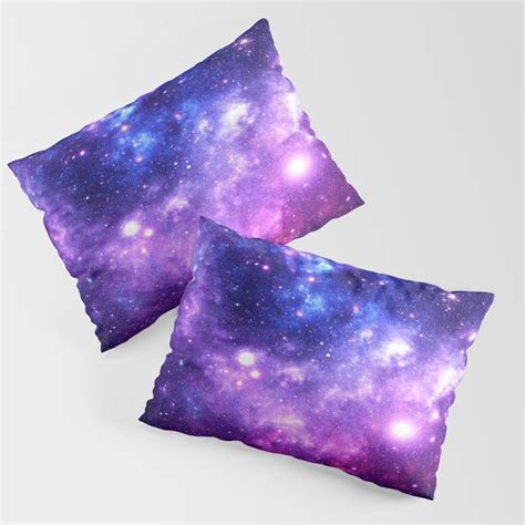 Purple Blue Galaxy Nebula Pillow Sham By 2sweet4words Designs Society6