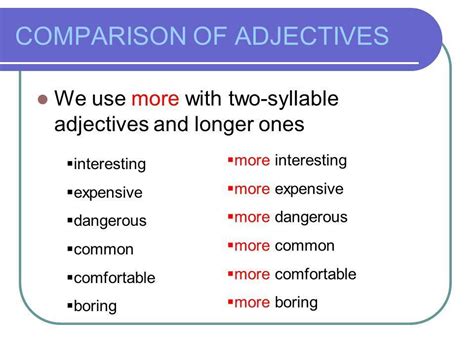 Adjetivos De Silabas En Ingles Brainly Lat