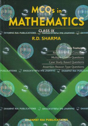 R D Sharma Mathematics Class With Mcq In Mathematics Cbse