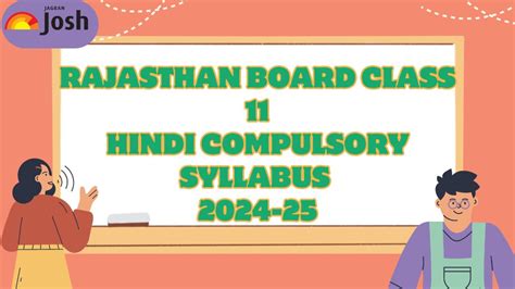 Rbse Class 11 Hindi Compulsory Syllabus 2024 25 Download Hindi