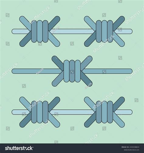 Barb Wire Clipart Vector Design Stock Vector (Royalty Free) 2193198833 | Shutterstock