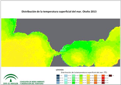 Imágenes de temperatura superficial del mar SST Análisis estacional