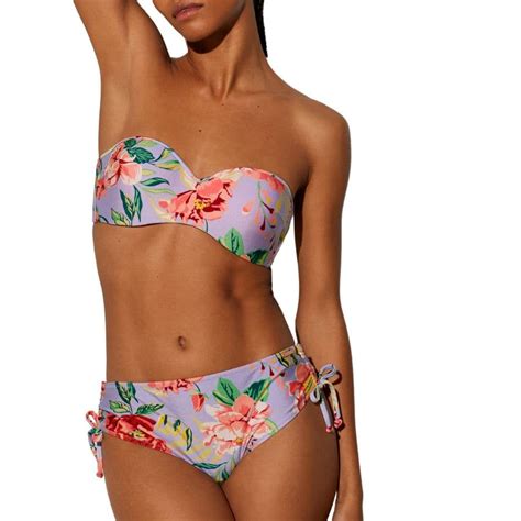 Conjunto Bikini Bandeau Copa D Aros Y Relleno Fino Ysabel Mora