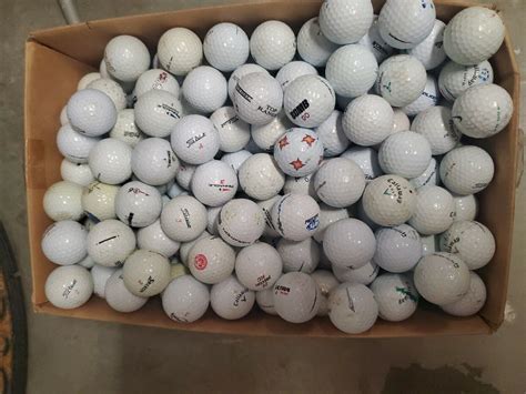 Name Brand Golf Balls Xlnt Cond All 1 No Practice Water Or Roof Balls