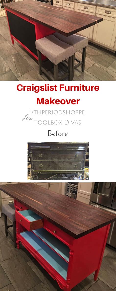 Dresser Turned Kitchen Island Toolbox Divas