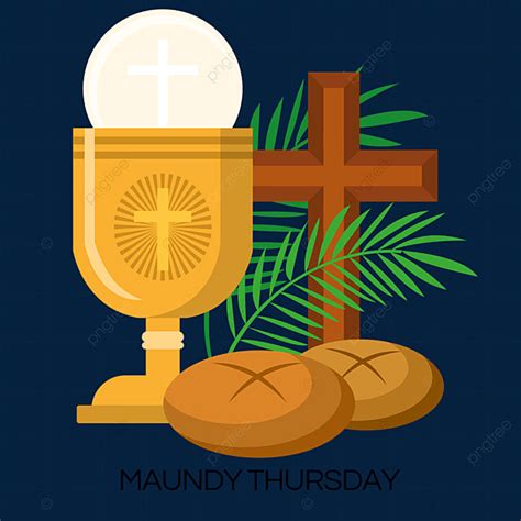 Maundy Thursday White Transparent Maundy Thursday Holy Cup And Bread