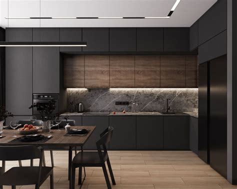 кухня в стиле минимализм | Kitchen design decor, Kitchen furniture ...