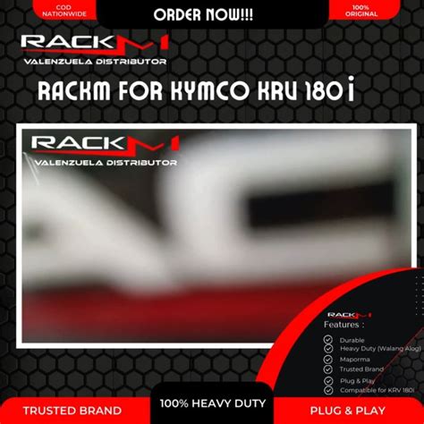 RackM Monorack Bracket For KRV 180i CARBON SPECIAL EDITION Lazada PH