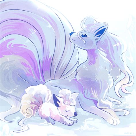 Alola Vulpix N Nintales By Kipaki On Deviantart