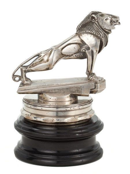 Simple Art Deco Hood Ornaments Poitvin Silvered Bronze Art Deco