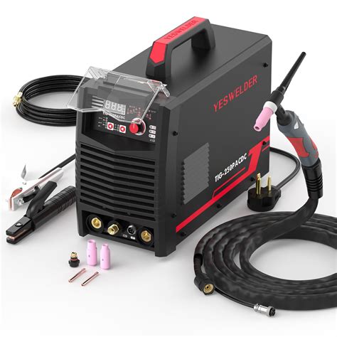 Buy Yeswelder Tig 250p 250 Amp Acdc Aluminum Tig Welder With Pulse Digital Inverter Tigstick