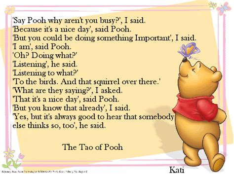 Katis Krabbels The Tao Of Pooh Tao Of Pooh Quotes Winnie The Pooh