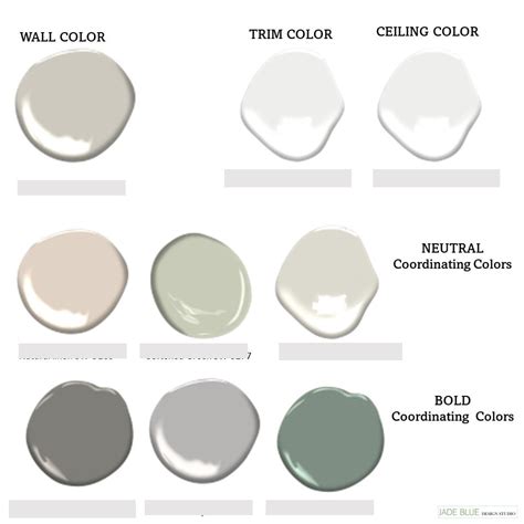 Repose Gray Coordinating Colors Modern Interior Home Pre Packed Paint Palette Sherwin Williams