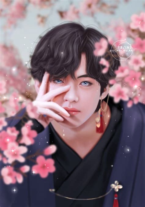 Kim Taehyung Fanart Wallpapers - Wallpaper Cave