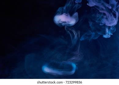 Blue Purple Vape Smoke Ring On Stock Photo 723299836 Shutterstock