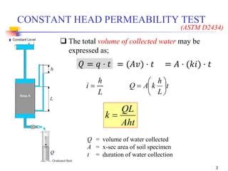 Geotechnical Engineering I Lec Soil Permeability Ii Ppt