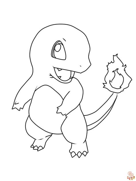 Disegni Da Colorare Di Charmander Da Stampare Per I Fan