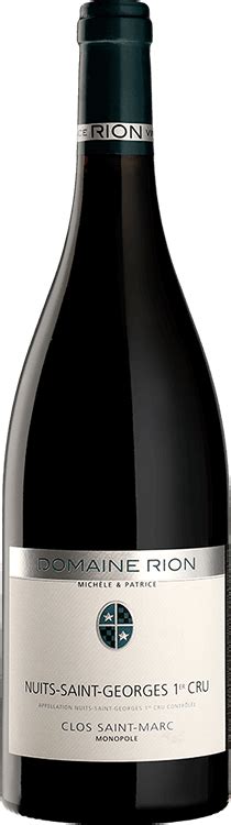 Domaine Michèle et Patrice Rion Nuits Saint Georges 1er cru Clos