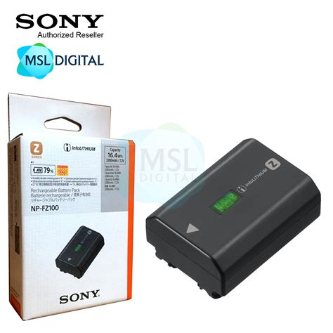 Sony Np Fz Rechargeable Lithium Ion Battery Mah For A Iii