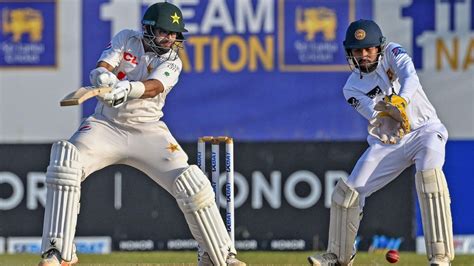 SL Vs PAK 1st Test Imam Ul Haq Anchors Nervy Chase As Pakistan Win