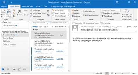 Outlook Como Configurar Sua Conta De E Mail Kinghost