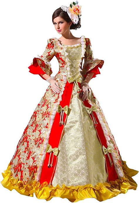 Kemao Rococo Victorian Baroque Marie Antoinette Dresses 18th Century