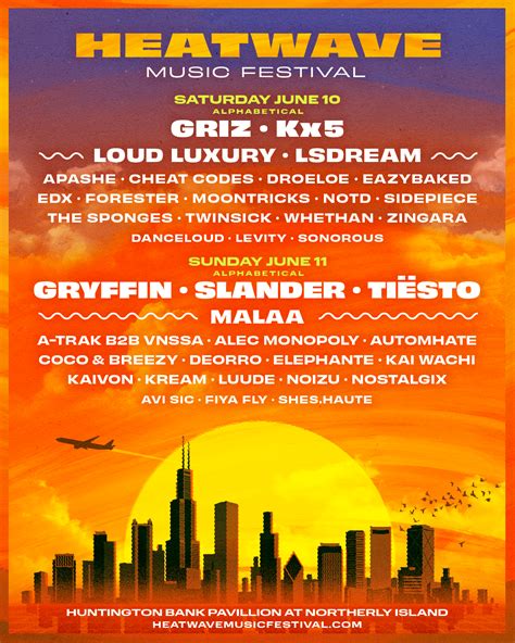 Heatwave Festival 2023 Lineup Revealed Grooveist