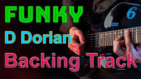 Funky D Dorian Backing Track Youtube