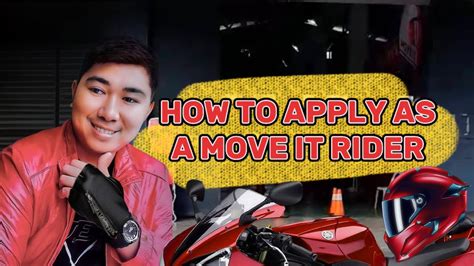 PAANO MAG APPLY BILANG MOVE IT RIDER How To Apply As A Move It Rider