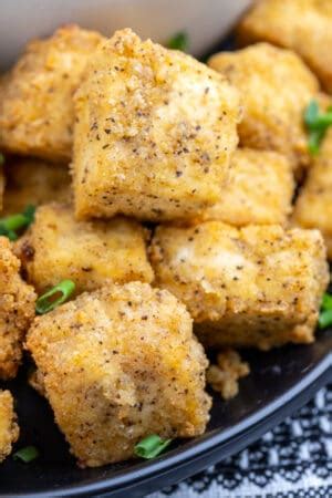 Crispy Air Fryer Tofu Dishing Delish