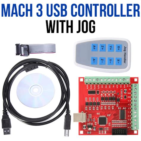 Mach 3 USB Controller With Jog Micro Robotics