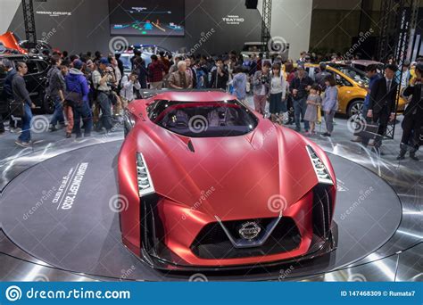 Nissan Konzept 2020 Vision Gran Turismo Präsentiert Auf Nagoya Motor